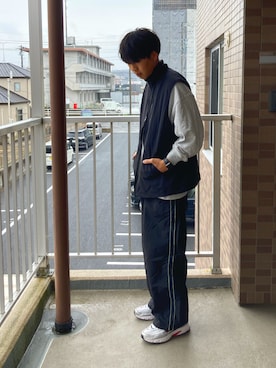 あんころもちゃさん（メンズ・176cm）の春コーディネート