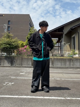 「HOKA（ホカ）のアイテム」を使った、あんころもちさん（メンズ・176cm）の春コーディネート