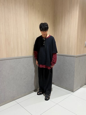 「Our Legacy（アワーレガシー）のアイテム」を使った、あんころもちゃさん（メンズ・176cm）の秋コーディネート