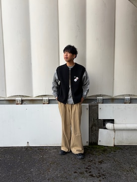 あんころもちさん（メンズ・176cm）の春コーディネート