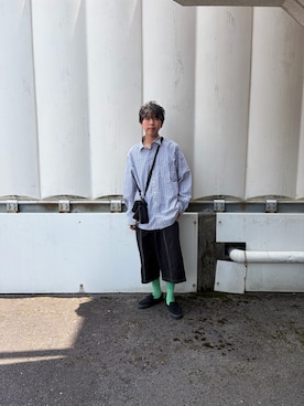 抹茶塩さん（メンズ・176cm）の春コーディネート