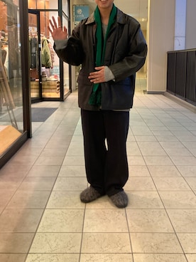 「アイテム（財布/小物）」を使った、あんころもちさん（メンズ・176cm）の冬コーディネート