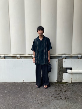 「アイテム（サンダル）」を使った、あんころもちさん（メンズ・176cm・30代）の夏コーディネート