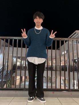 「Milok（ミロック）のアイテム」を使った、あんころもちさん（メンズ・176cm）の冬コーディネート