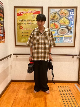 「アイテム（バッグ）」を使った、あんころもちさん（メンズ・176cm・30代）の夏コーディネート