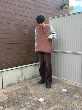 あんころもちさん(メンズ・176cm)の冬コーディネート