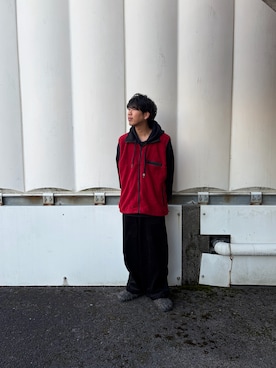 「SUBU（スブ）のアイテム」を使った、あんころもちさん（メンズ・176cm）の冬コーディネート