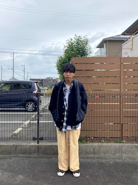 「bach（バッハ）のアイテム」を使った、あんころもちさん（メンズ・176cm）の秋コーディネート