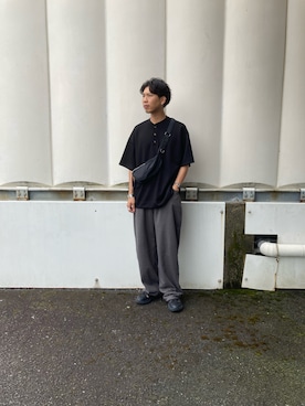 「アイテム（サンダル）」を使った、あんころもちさん（メンズ・176cm・30代）の秋コーディネート