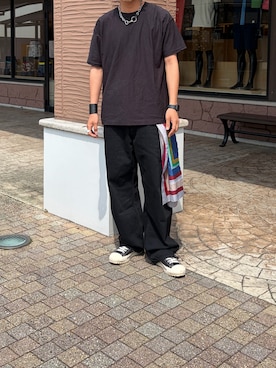 「Our Legacy（アワーレガシー）のアイテム」を使った、あんころもちゃさん（メンズ・176cm）の夏コーディネート