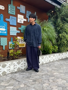 「アイテム（サンダル）」を使った、あんころもちさん（メンズ・176cm・30代）の秋コーディネート