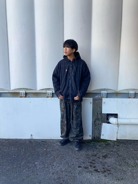 「アイテム（サンダル）」を使った、あんころもちさん（メンズ・176cm）の秋コーディネート