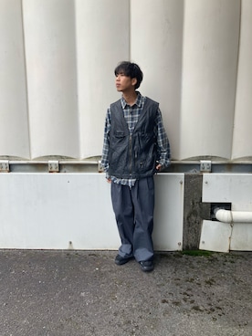 「アイテム（アクセサリー）」を使った、あんころもちさん（メンズ・176cm・30代）の秋コーディネート