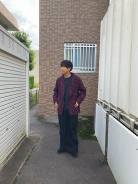 「PG（ピージー）のアイテム」を使った、あんころもちさん（メンズ・176cm）の秋コーディネート