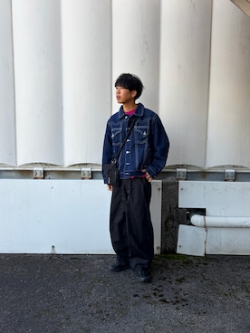 「MERRELL（メレル）のアイテム」を使った、あんころもちさん（メンズ・176cm）の春コーディネート