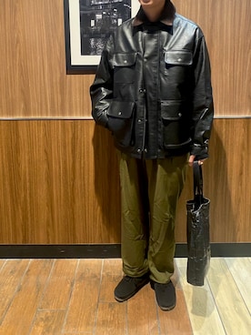 あんころもちさん（メンズ・176cm）の冬コーディネート