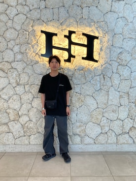 「アイテム（バッグ）」を使った、あんころもちさん（メンズ・176cm・30代）の夏コーディネート