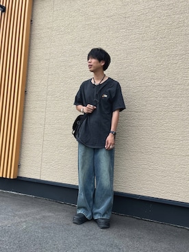 「Plug（プラグ）のアイテム」を使った、あんころもちゃさん（メンズ・176cm）の夏コーディネート