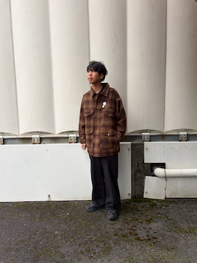 「HOKA（ホカ）のアイテム」を使った、あんころもちさん（メンズ・176cm）の冬コーディネート