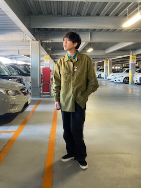 「アイテム（その他シューズ）」を使った、あんころもちさん（メンズ・176cm・30代）の秋コーディネート