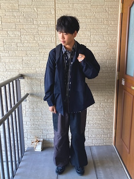 「bach（バッハ）のアイテム」を使った、あんころもちさん（メンズ・176cm）の秋コーディネート