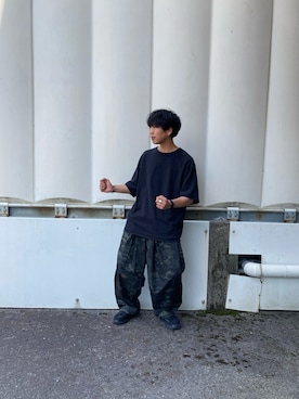 「VAINL ARCHIVE（ヴァイナルアーカイブ）のアイテム」を使った、あんころもちさん（メンズ・176cm）の夏コーディネート