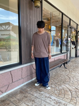 「CONVERSE（コンバース）のアイテム」を使った、あんころもちさん（メンズ・176cm）の夏コーディネート