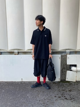 「アイテム（ソックス/靴下）」を使った、あんころもちさん（メンズ・176cm・30代）の夏コーディネート