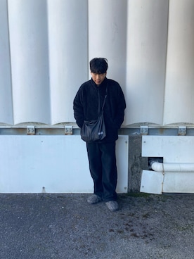 「アイテム（サンダル）」を使った、あんころもちさん（メンズ・176cm）の冬コーディネート