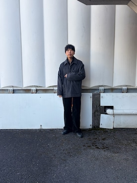 「Firsthand（ファーストハンド）のアイテム」を使った、あんころもちさん（メンズ・176cm）の冬コーディネート