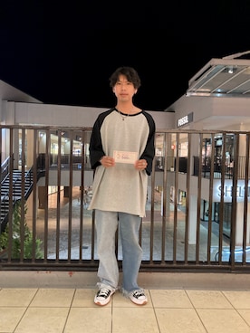 「77circa（ナナナナサーカ）のアイテム」を使った、あんころもちゃさん（メンズ・176cm）の夏コーディネート