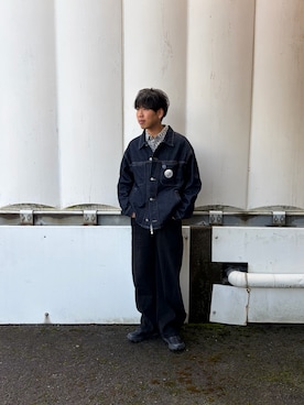 「MERRELL（メレル）のアイテム」を使った、あんころもちさん（メンズ・176cm）の春コーディネート