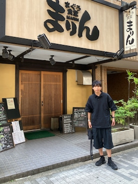 「アイテム（サンダル）」を使った、あんころもちさん（メンズ・176cm・30代）の夏コーディネート