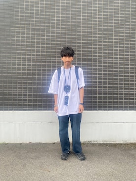 「SAKULA（サクラ）のアイテム」を使った、あんころもちさん（メンズ・176cm）の春コーディネート