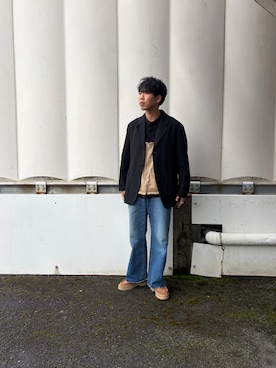 あんころもちさん（メンズ・176cm）の冬コーディネート