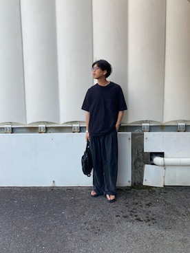 「アイテム（サンダル）」を使った、あんころもちさん（メンズ・176cm・30代）の秋コーディネート