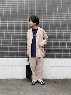 あんころもちさん（メンズ・176cm）の春コーディネート