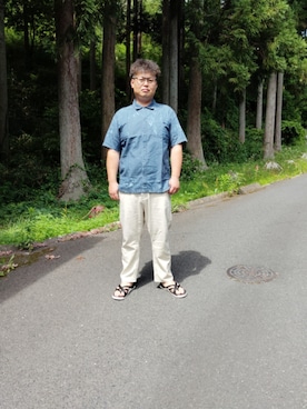 「Java（ジャバ）のアイテム」を使った、みつさん（メンズ・172cm）の夏コーディネート
