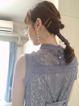 「SHIPS（シップス）のアイテム（ワンピース/ドレス）」を使った、Emu.   ﹏　151cmさん（レディース・151cm）の冬コーディネート