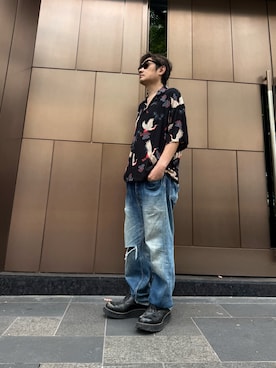 「FULLCOUNT（フルカウント）のアイテム」を使った、東野  新さん（メンズ・165cm）の春コーディネート