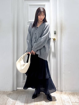 「A part by（アパートバイ）のアイテム」を使った、kiiさん（レディース・157cm）の冬コーディネート