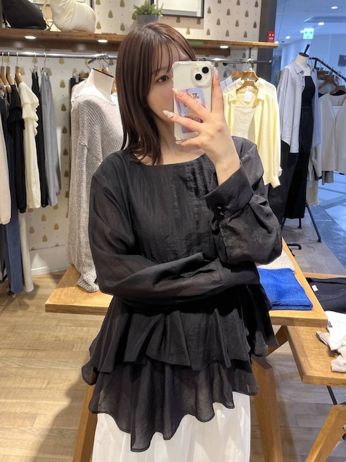 新品・未使用タグ付き！apartbylowrysアシメペプラムブラウス アシメペプラムブラウス（シャツ/ブラウス）｜A part by（アパートバイ