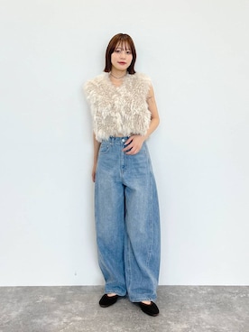 「アイテム（バレエシューズ）」を使った、kiiさん（レディース・157cm・20代）の夏コーディネート
