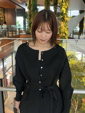 「A part by（アパートバイ）のアイテム（スウェットパンツ）」を使った、kiiさん（レディース・157cm）の秋コーディネート