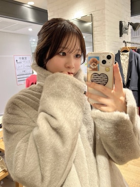 「A part by（アパートバイ）のアイテム（その他アウター）」を使った、kiiさん（レディース・157cm）の秋コーディネート