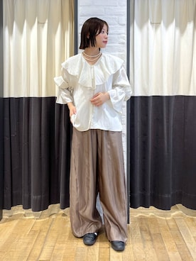 「A part by（アパートバイ）のアイテム」を使った、kiiさん（レディース・157cm）の秋コーディネート