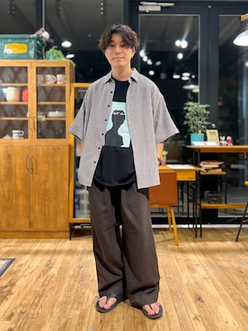 あすろんさん(メンズ・170cm)の夏コーディネート