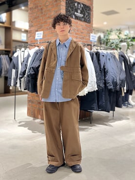 あすろんさん（メンズ・170cm）の春コーディネート