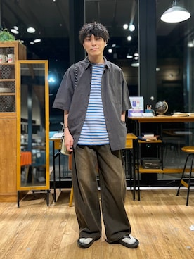あすろんさん(メンズ・170cm)の春コーディネート