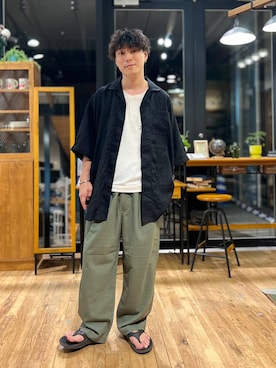 あすろんさん(メンズ・170cm)の夏コーディネート
